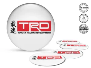 Toyota TRD Décalques Roues Ultimes Pulsation Momentum Plasma